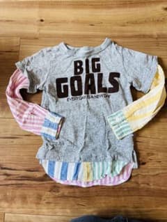 JUNKSTORE 重ね着カットソー　120cmのサムネイル
