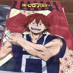 僕のヒーローアカデミア 極楽湯コラボ　マフラータオル 切島鋭児郎　爆豪勝己　二枚のサムネイル
