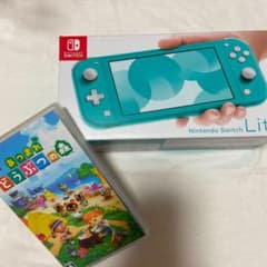 NintendoSwitchlite ターコイズ　スイッチライト＋どうぶつの森のサムネイル
