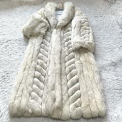 希少 総丈125cm ブルーフォックス サガフォックス 銀サガ マキシ丈 希少 総丈125cm ブルーフォックス サガフォックス 銀サガ マキシ丈
