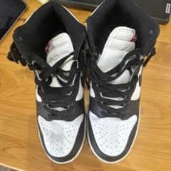 NIKE Dunk High Black White スニーカーのサムネイル
