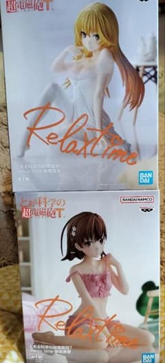 Relax Time とある科学の超電磁フィギュア 2体セット BANDAI - メルカリ