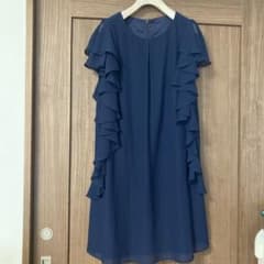 【最終セール】⭐︎新品⭐︎ROPÉ PICNIC フリルスリーブドレス サイズ38のサムネイル