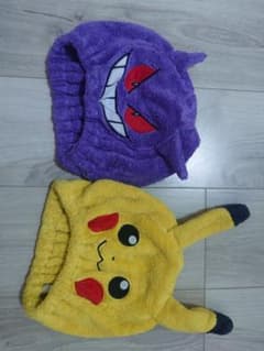 ポケモン ヘアドライタオル 2種セット ピカチュウ ゲンガーのサムネイル