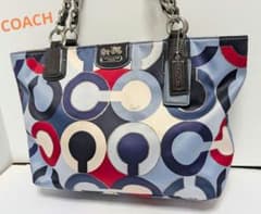 COACH マルチオプアート トートバッグ 21235 - メルカリ