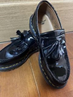Dr. Martens ブラック パテントタッセルローファー 5 UKのサムネイル