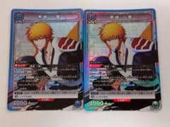 BLEACH Vol.2 「쿠로사키 이치고」SR 슈퍼 레어 2장 세트 블루