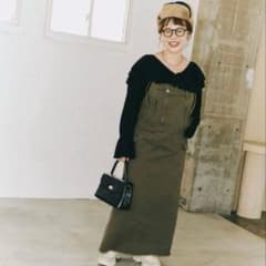 LOWRYS FARM mamiプロデュースビンテージライクミリタリージャンスカ 