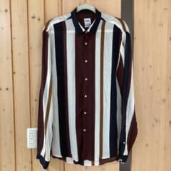 ZARAストライプシャツ　総柄シャツのサムネイル