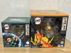 미개봉 Figuarts ZERO 탄지로 - 물의 호흡 - + 선일 - 번개의 호흡 -