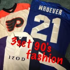 90's ファッション 3点 まとめ売り adidas NIKE FILA ポロのサムネイル