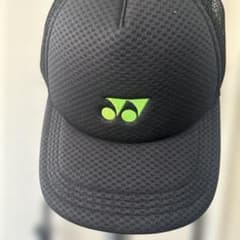 YONEX メッシュキャップ ブラック/グリーンのサムネイル