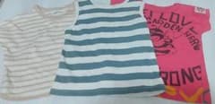 半袖Tシャツ・タンクトップ 3枚セット 70-80cmのサムネイル