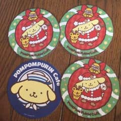 ポムポムプリンカフェ コースター4枚のサムネイル