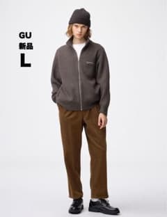 GU コーデュロイキャロットパンツ　36 ブラウンのサムネイル