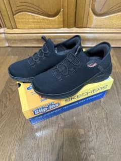 SKECHERS Slip-Ins ブラック スニーカーのサムネイル