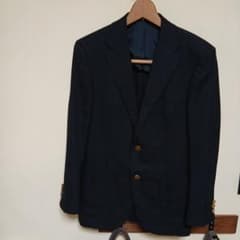UNITED ARROWS メンズ 紺ブレザー 金ボタン テーラードジャケット