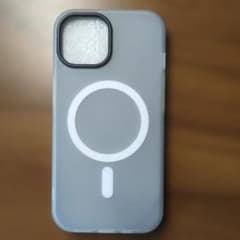 [iPhone15] 스마트 폰 케이스 (MagSafe 대응 · 2 중 구조 · 반투명 매트)