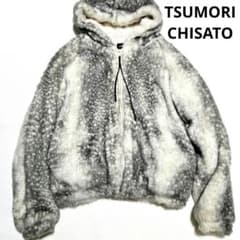 ツモリチサト TSUMORI CHISATO ゴマアザラシ ファーブルゾン M - メルカリ