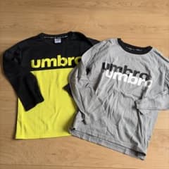 umbro キッズ 長袖カットソー 2枚セット 140のサムネイル