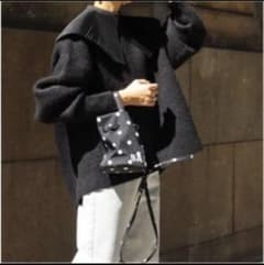 マチャット　machatt ブークレニットプルオーバー　黒のサムネイル
