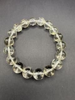 天然石 アイリスゼウスクォーツ ブレスレット （内周16-17cm） 虹入り