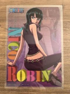 ワンピース　ジャンボカードダス　クリアプレート　ロビンのサムネイル