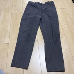 グレー ストライプ スラックスのサムネイル