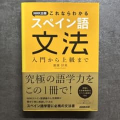 NHK出版 これならわかる スペイン語文法 入門から上級までのサムネイル