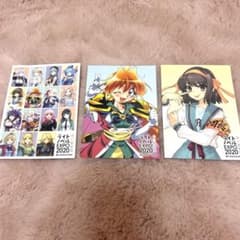 ライトノベルEXPO2020 ポストカード 涼宮ハルヒ リナ＝インバース 3枚のサムネイル