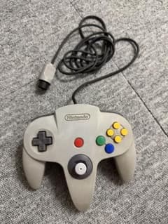 NINTENDO64 コントローラー グレーのサムネイル