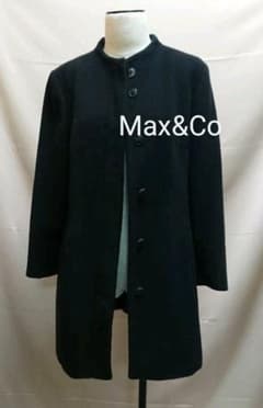 めるめる様✳︎ Max&Co ノーカラーコート ブラックのサムネイル