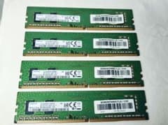 Samsung 4GB DDR4 2666MHz メモリ 4枚セット 16GB - メルカリ