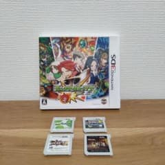 3DSソフト5本 ヨッシー ポケモンスクランブル モンハン パズドラZ