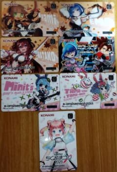 KONAMI e-amusement pass 7枚セット - メルカリ