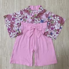 ベビー袴 ロンパース 女の子 サイズ80cmのサムネイル