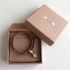 ♡miumiu ハートビジューブレスレット♡ - メルカリ