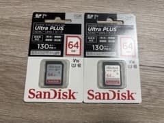SanDisk Ultra PLUS SDXC 64GB 2枚セットのサムネイル