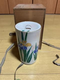 水指 平安春峰 松月庵 茶道具 共箱のサムネイル