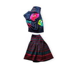 80s 顔タグ 山本寛斎 サマー ニット セットアップ 日本製 vintage