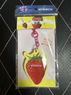 파펫 승순 파캇과 아크릴 열쇠 고리 (딸기)