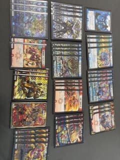 デュエルマスターズ 　引退品　カードセット　スリーブ付き デュエルマスターズ 大量カードセット 引退品 デッキ スリーブ - メルカリ