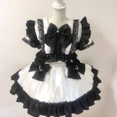 【お値下げいたしました！】ホワイト　黒　アイドル衣装　コンカフェ衣装のサムネイル