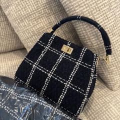 シェリエ 5th check tweed bag 5周年 ノベルティ バック - メルカリ