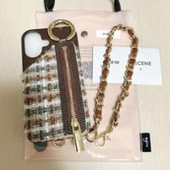iPhone17Pro ajew クロコ型押しケース ストラップ付き | Shop at