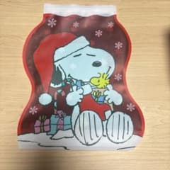 スヌーピー クリスマス コンフェクショナリー ジッパーバック￼ (中身無し）のサムネイル