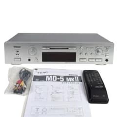 希少動作品・TEAC ティアック MD-5MKII MDレコーダー MDLP TEAC ティアック MDデッキ MD-5MKII 中古品 動作確認済み リモコン付属