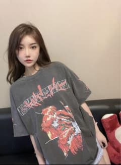 【希少】エヴァンゲリオン　アニメ　アスカ　ヴィンテージTシャツのサムネイル