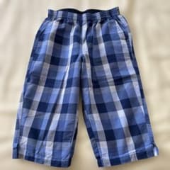 ブルー系チェック柄 ハーフパンツのサムネイル