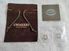 希少 刻印保証書あり UNOAERRE 9k9金 フープピアス - メルカリ